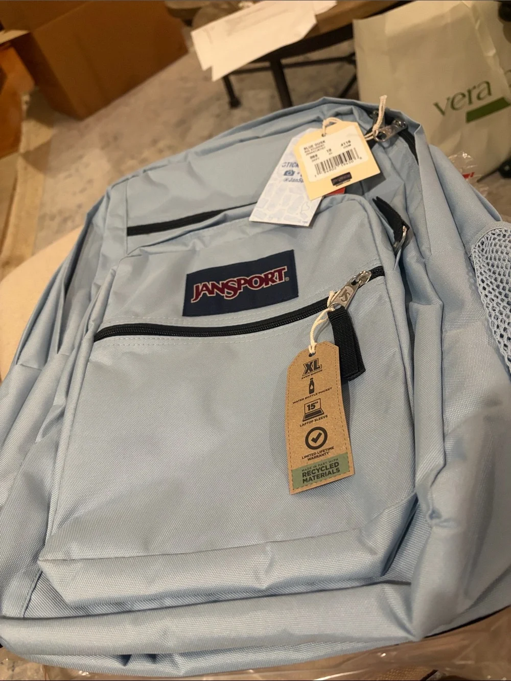 JanSport Blue Dusk Big Student Men's/Women's Backpack/NWT